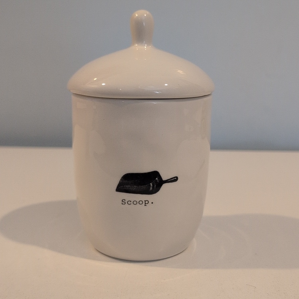 Rae Dunn "Scoop" And "Pour" Ceramic Sugar Bowl And Creamer Farmline Collection - Picture 4 of 16